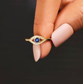 Goldener Evil Eye Ring – Nazar Schutzring